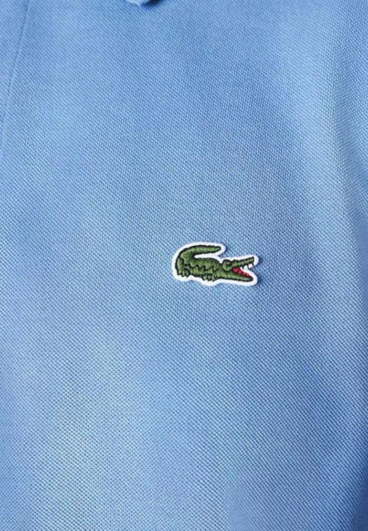 Men's Slim Fit Polo Shirt in Fresh and Light Cotton Pique, Blue