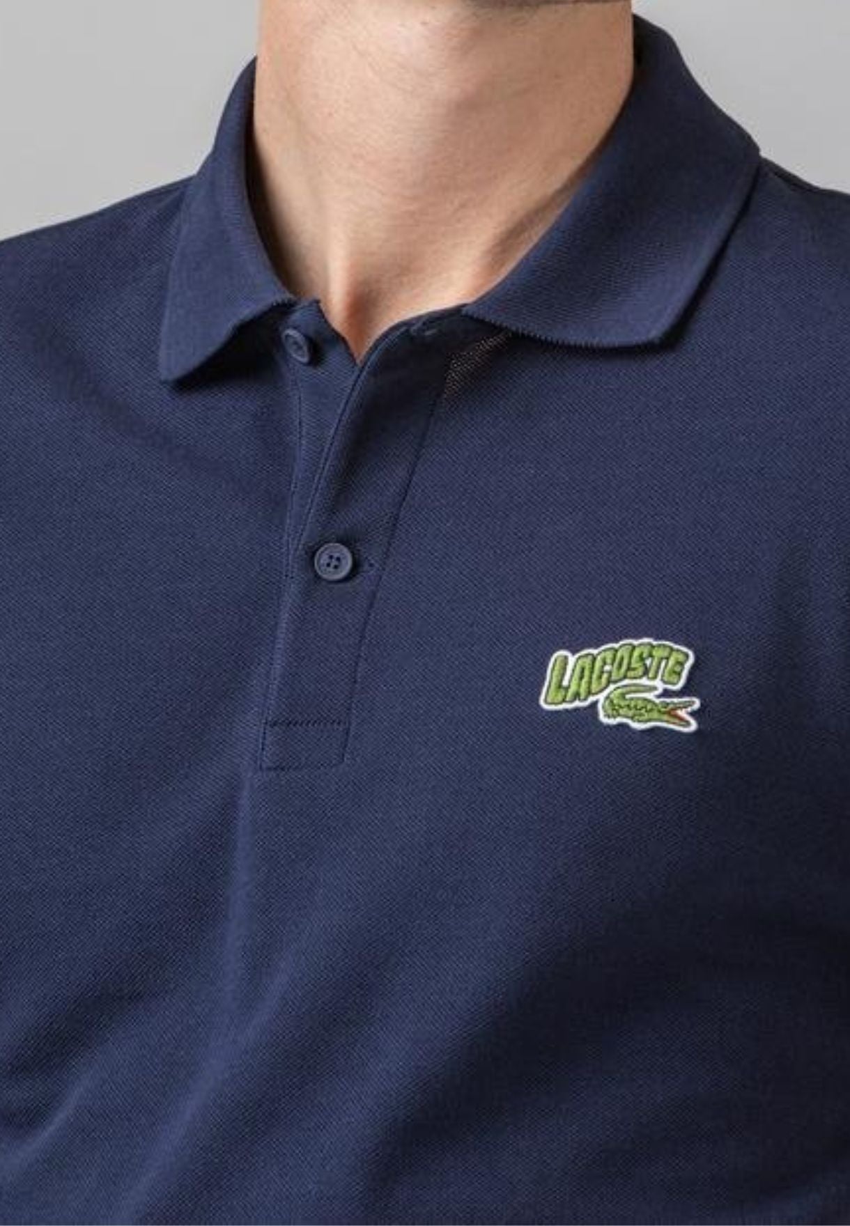 Men's Regular Fit Embroidered Logo Short Sleeve Polo Shirt, Navy Blue