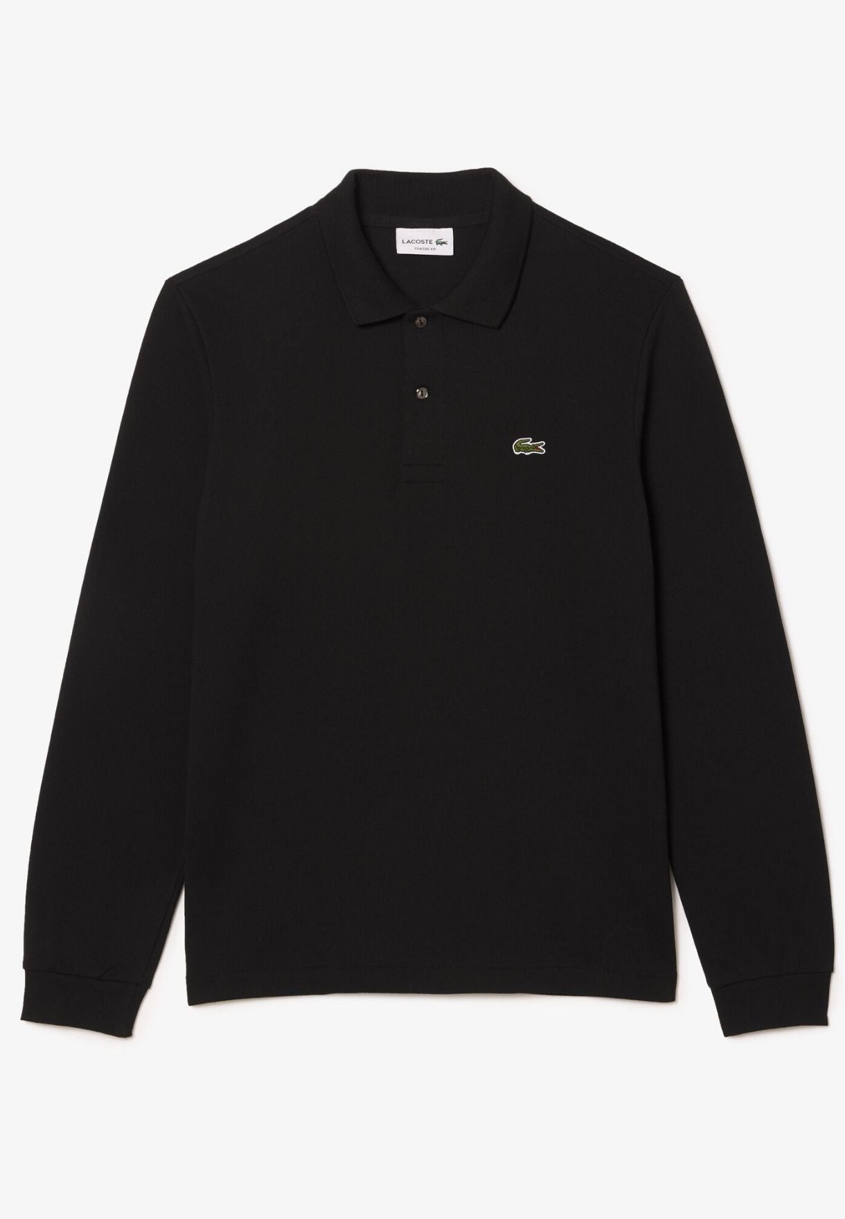 Men's Classic Fit L.13.12 Long-sleeve Polo Shirt, Black