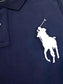 Men's Custom Slim Fit Big Pony Polo Polo Shirt, Navy