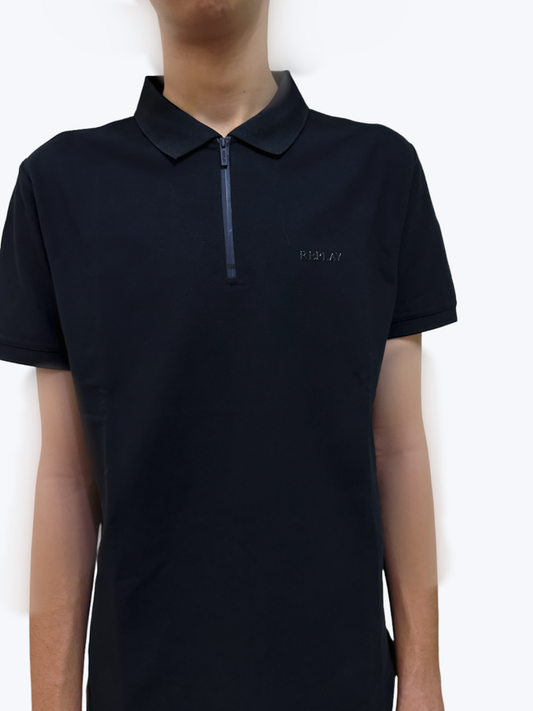 Men's Luxury Polo Shirt, Black