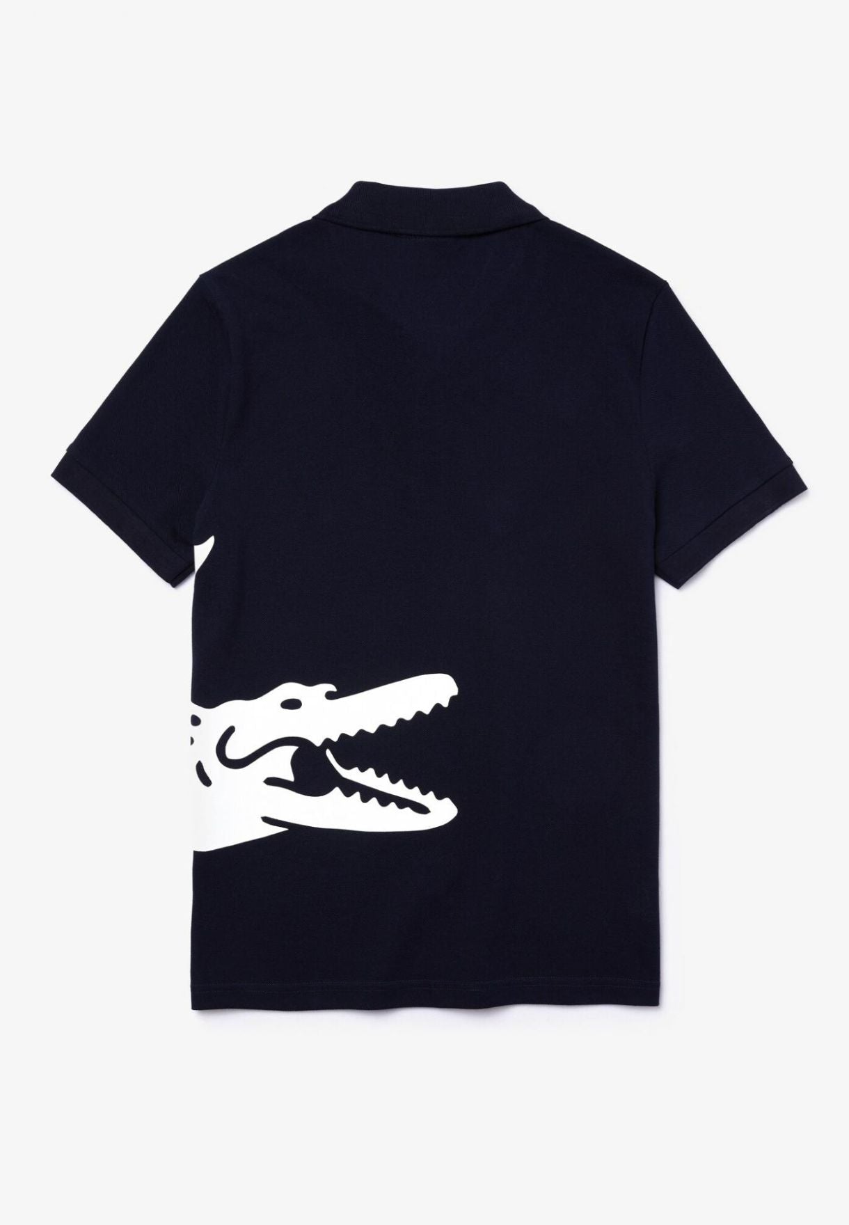 Men's Regular Fit Crocodile Print Polo Shirt, Dark Blue