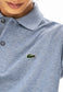 Men's Slim Fit Short Sleeve Polo Shirts, Blue Chine