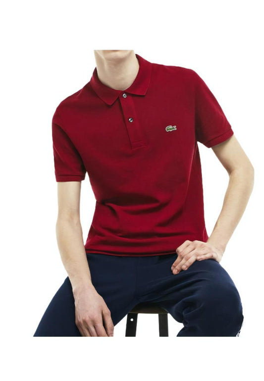 Men's Slim Fit Petit Piqué Polo Shirt, Red