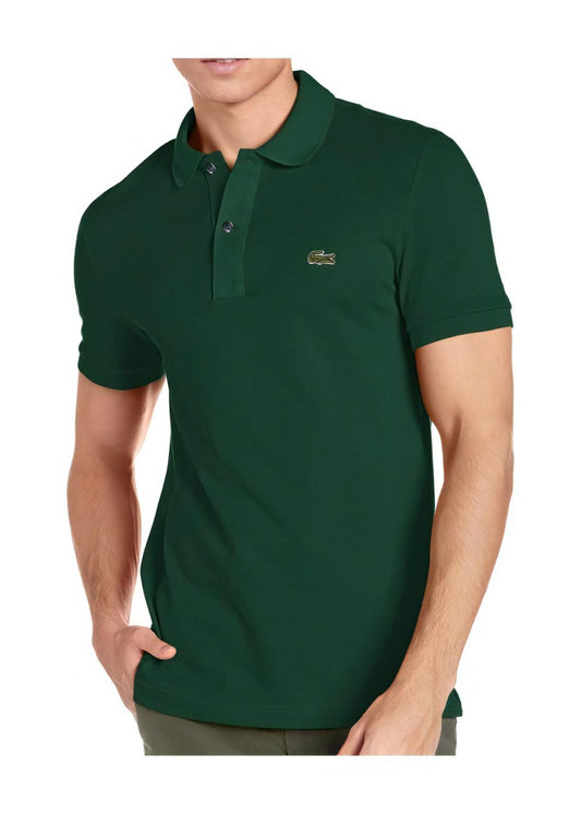 Men's Slim Fit Petit Piqué  Polo Shirt, Green