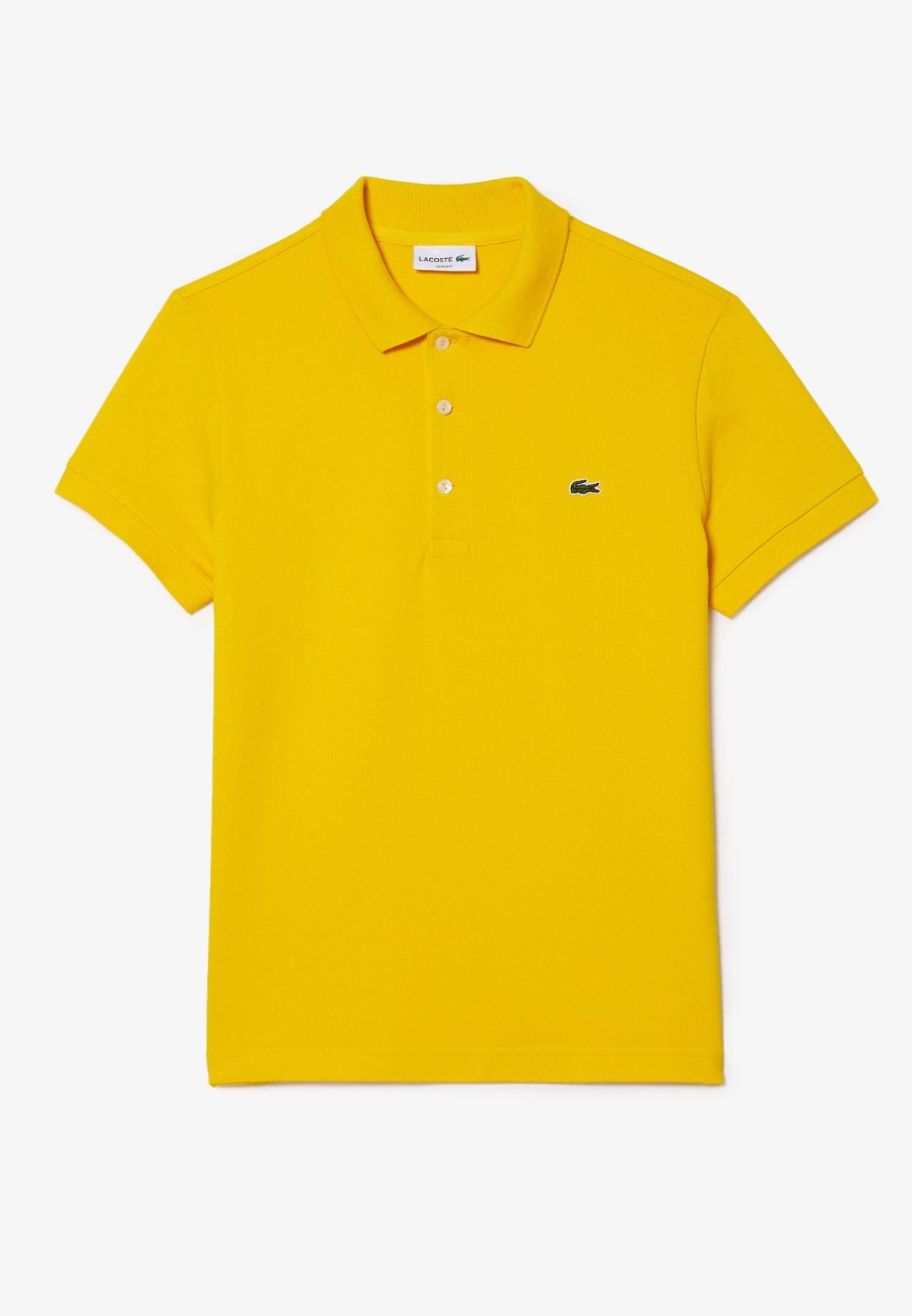 Men's Lacoste Slim Fit Polo Shirt, signature item, Yellow