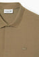 Men's Regular Fit Smart Paris Polo Shirt Stretch Cotton, Beige