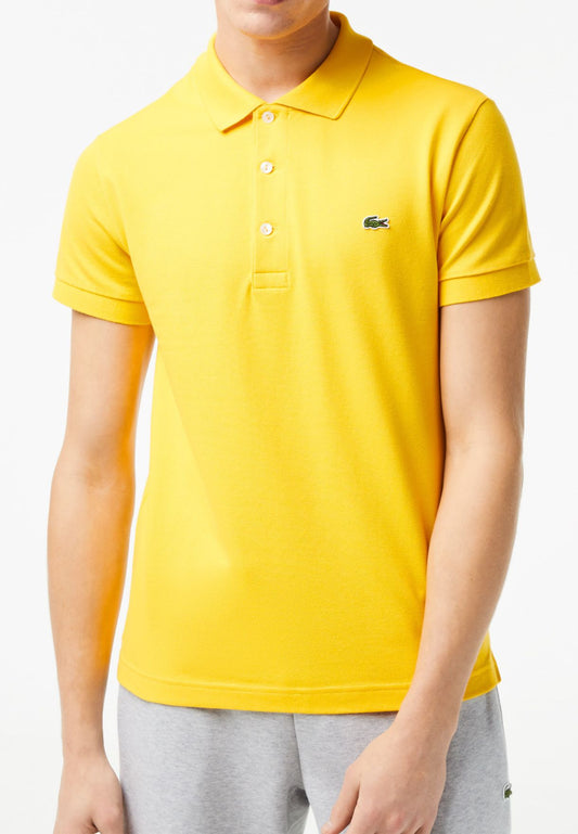 Men's Lacoste Slim Fit Polo Shirt, signature item, Yellow