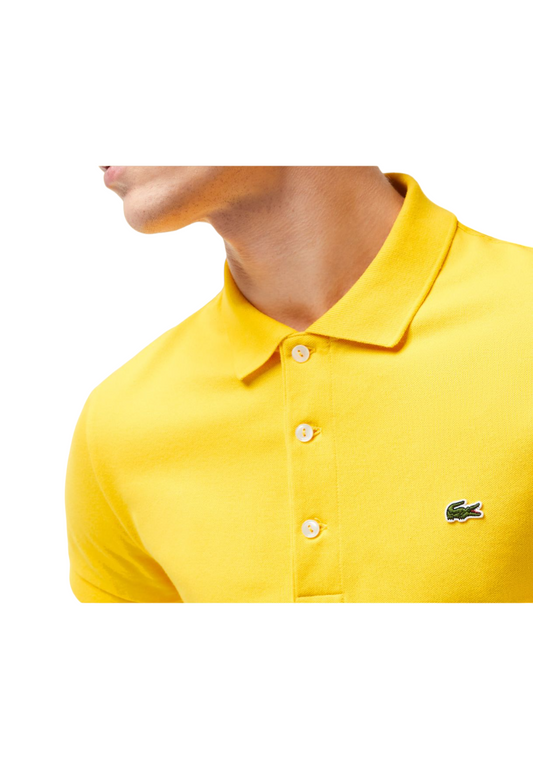 Men's Lacoste Slim Fit Polo Shirt, signature item, Yellow