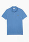 Men's Slim Fit Polo Shirt in Fresh and Light Cotton Pique, Blue