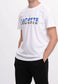 Men's Sport Crew Neck Graphic T- Shirt, White