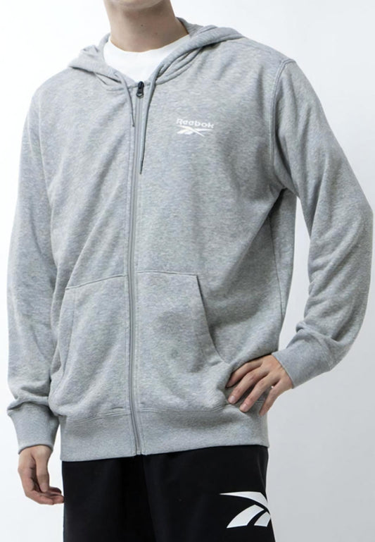 Men's Identity Fleece Full-Zip Hoodie, Gray