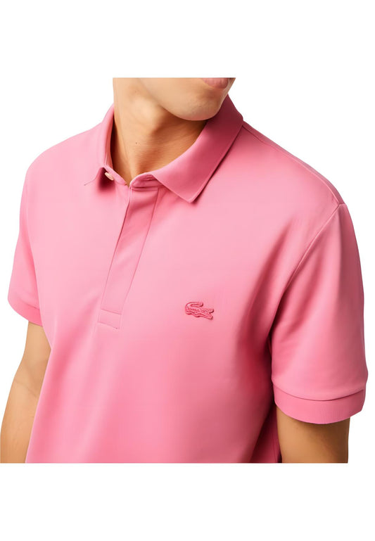 Men's Regular Fit Smart Paris Polo Shirt Stretch Cotton, Pink