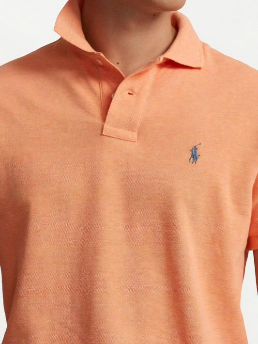 Men's Custom Slim Fit Polo Shirt, Orange