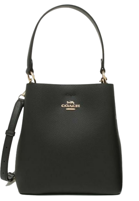 Women's Small Town Bucket Bag 1011 Black Oxblood