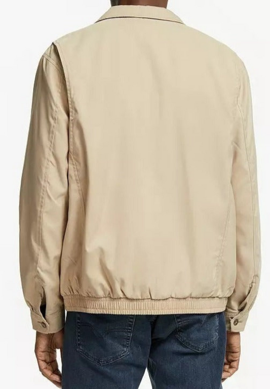 Men's Bi-Swing Water-Repellent Windbreaker Jacket, Khaki Uniform