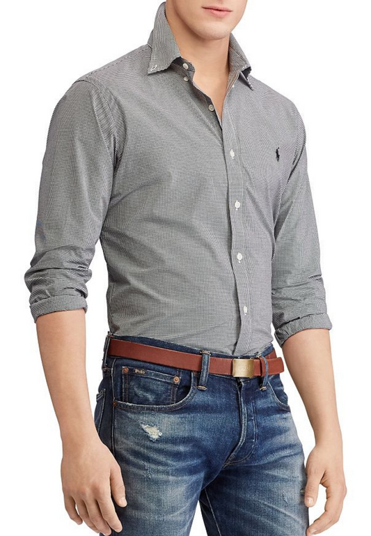 Men's Poplin Standard Fit Stretch Shirt