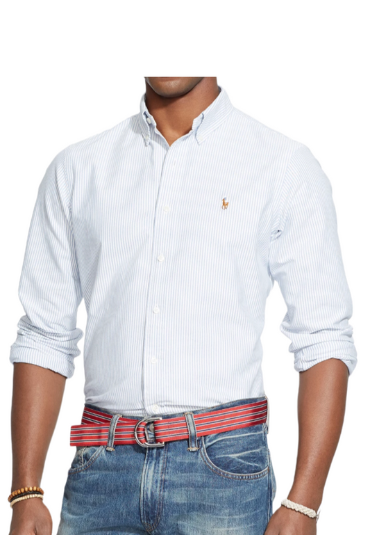 Men's Multi Striped Oxford Shirt - Classic Fit