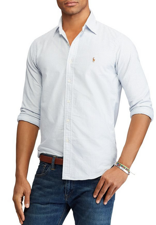 Men's Multi Striped Oxford Shirt - Classic Fit